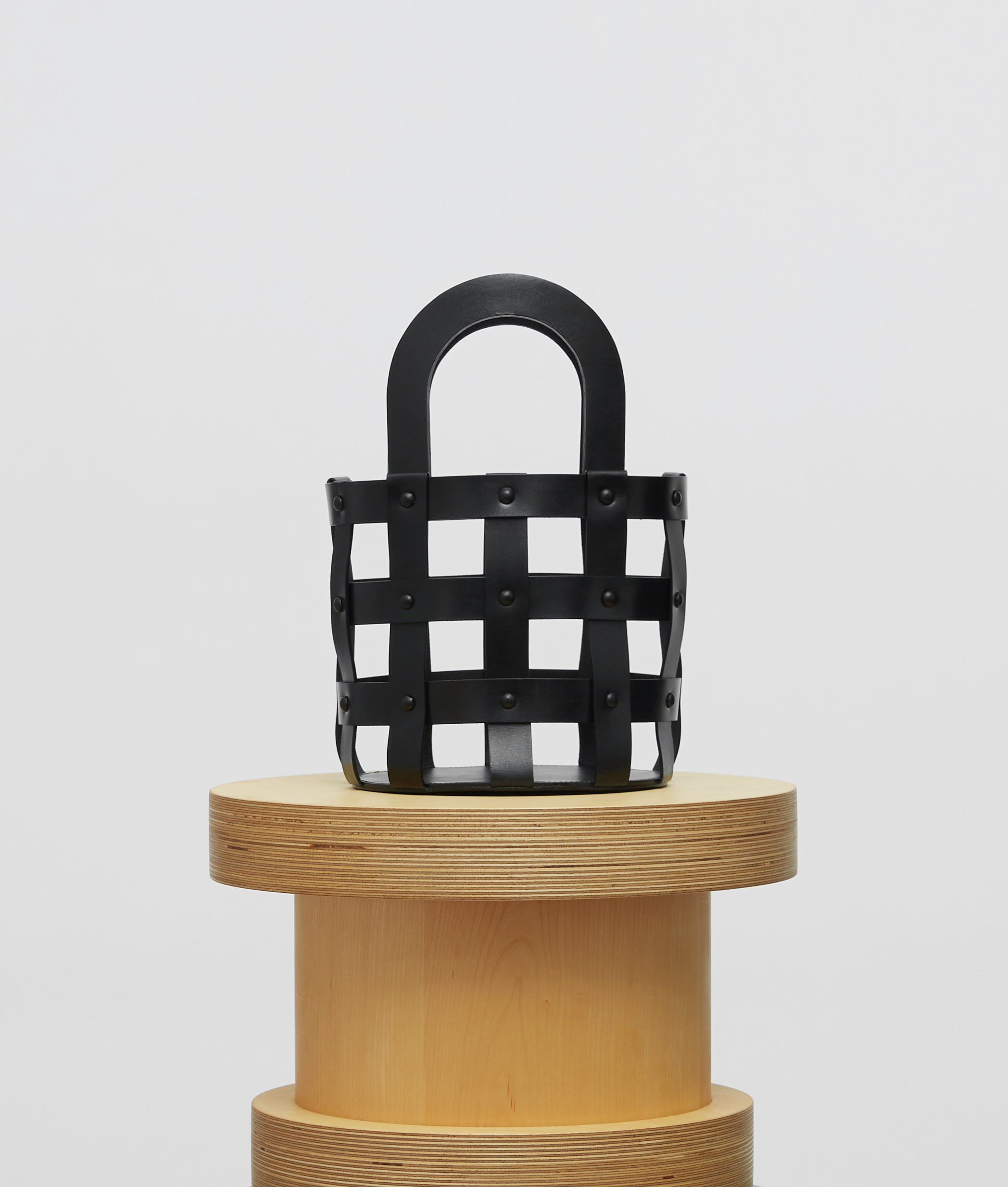 Building Block | Small Woven Basket in Black